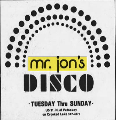 Mr. Jons (Hubs, Jonathans Landing, Just Between Friends, Shenanigans) - May 1976 Ad